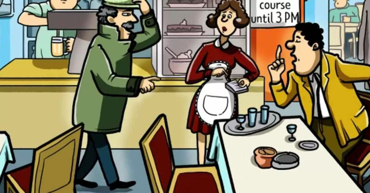 Why Did Detective Arrest Waitress?