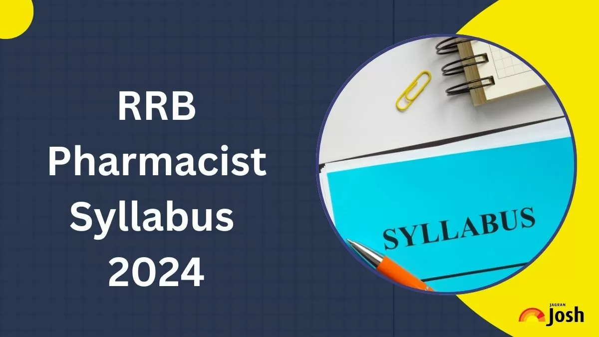 RRB Pharmacist Syllabus 2024