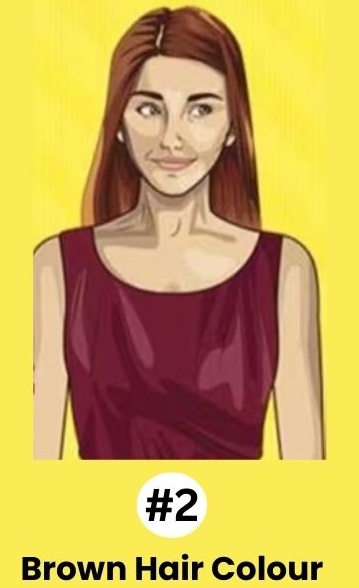 brown hair colour personality traits