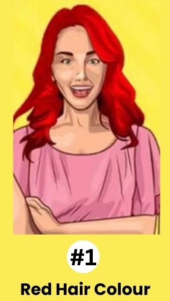red hair colour personality traits