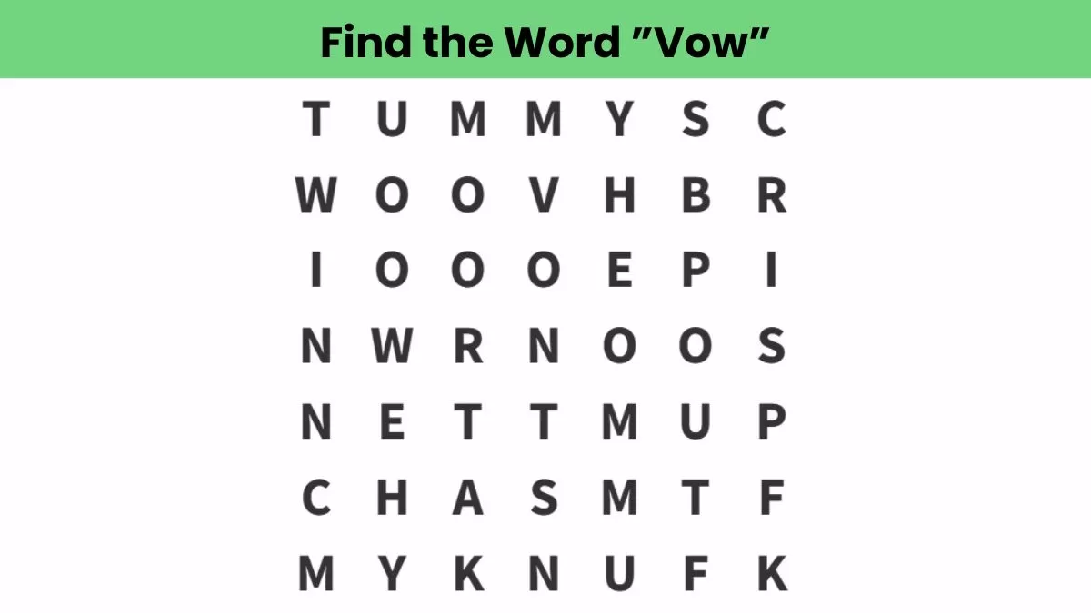 Find vow in 8 seconds