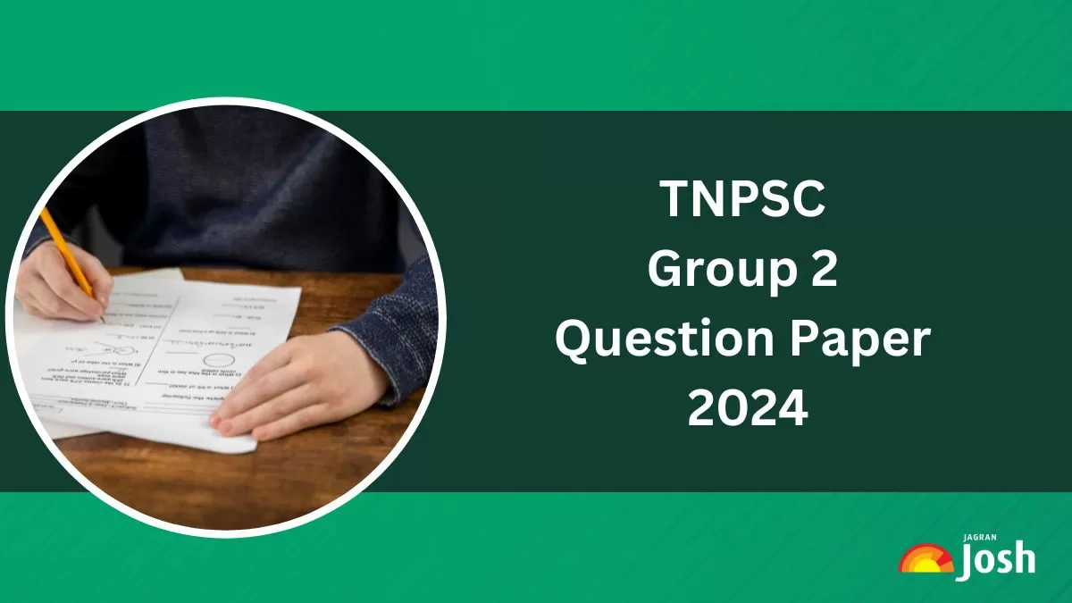TNPSC Group 2 Question Paper 2024