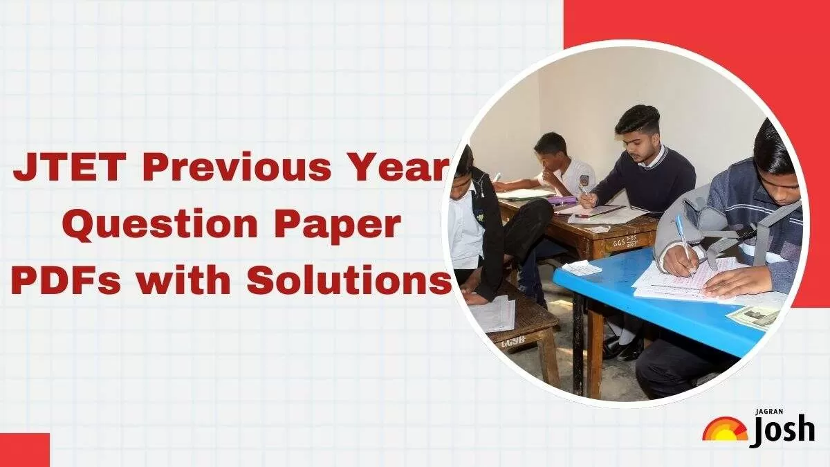 JTET Previous Year Question Paper PDF Download