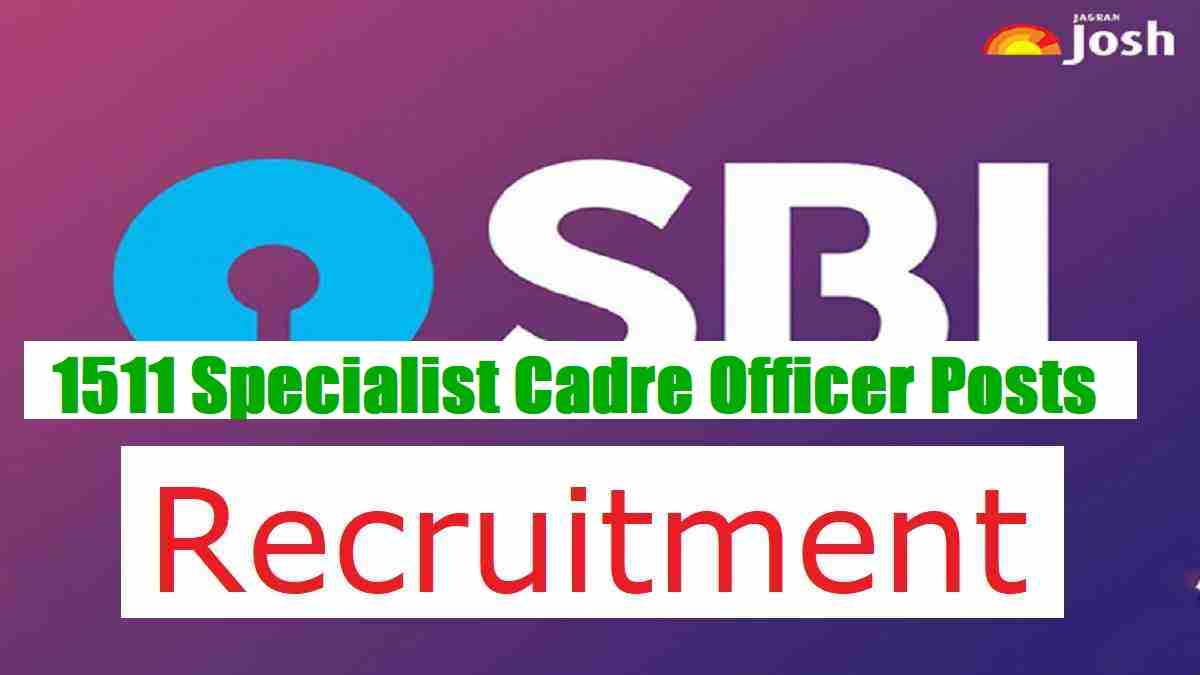 SBI SCO Recruitment 2024: Notification Out For 1511 Managerial Posts, Apply Online at sbi.co.in
