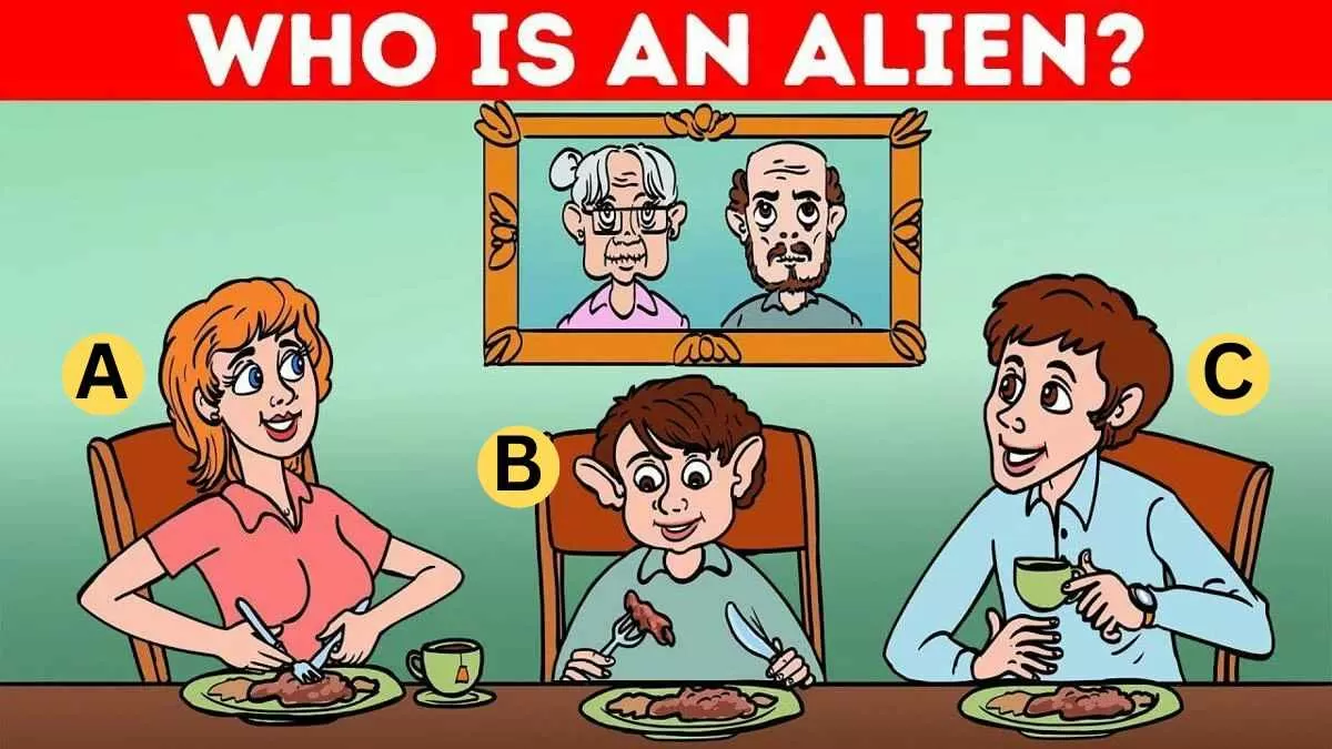 Spot who is an alien?