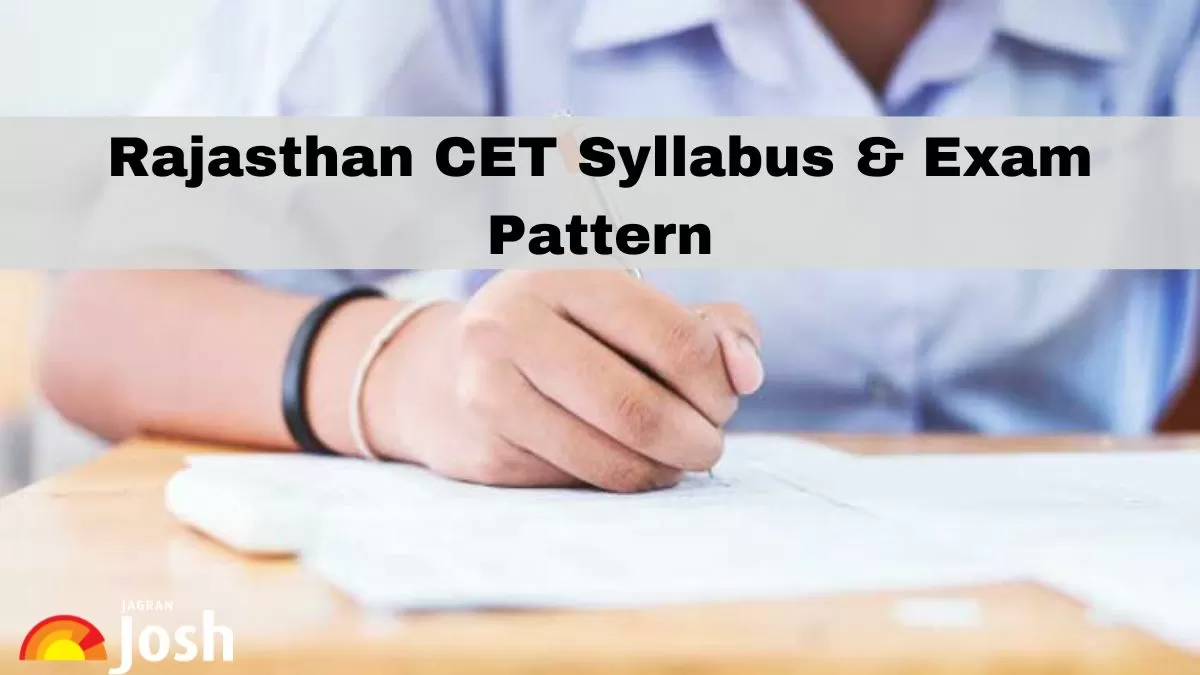 Rajasthan CET Syllabus 2024 for Graduation Level.