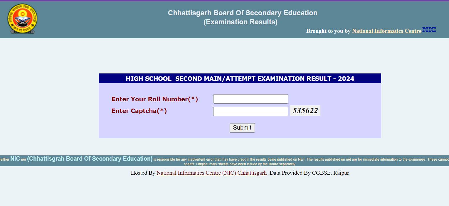 CGBSE 10th Supplementary Result 2024 OUT: छत्तीसगढ़ बोर्ड 10वीं कक्षा की पूरक परीक्षा का रिजल्ट घोषित, ये रहा Marksheet Direct Link