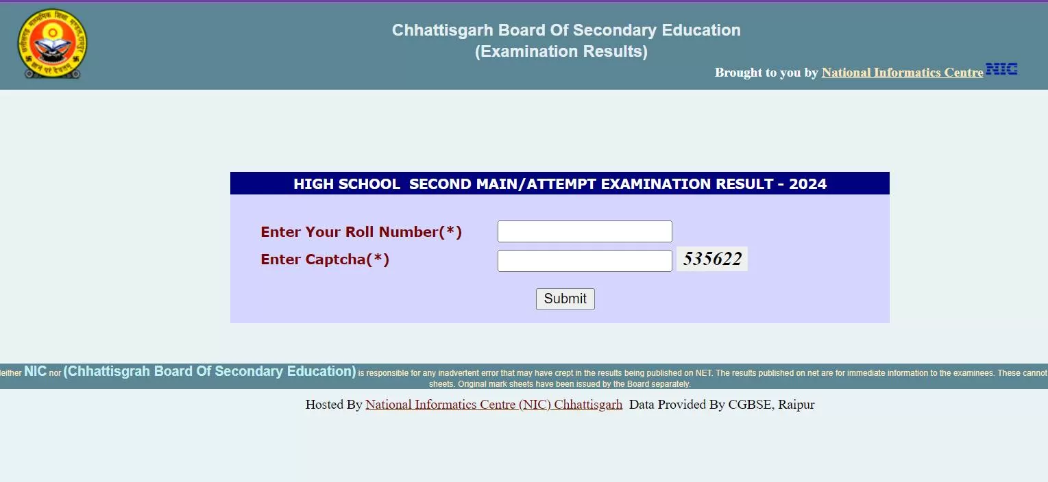 CGBSE 10वीं सप्लीमेंट्री रिजल्ट 2024 कर दिया गया है। मार्कशीट लिंक cgbse.nic.in पर उपलब्ध है।
