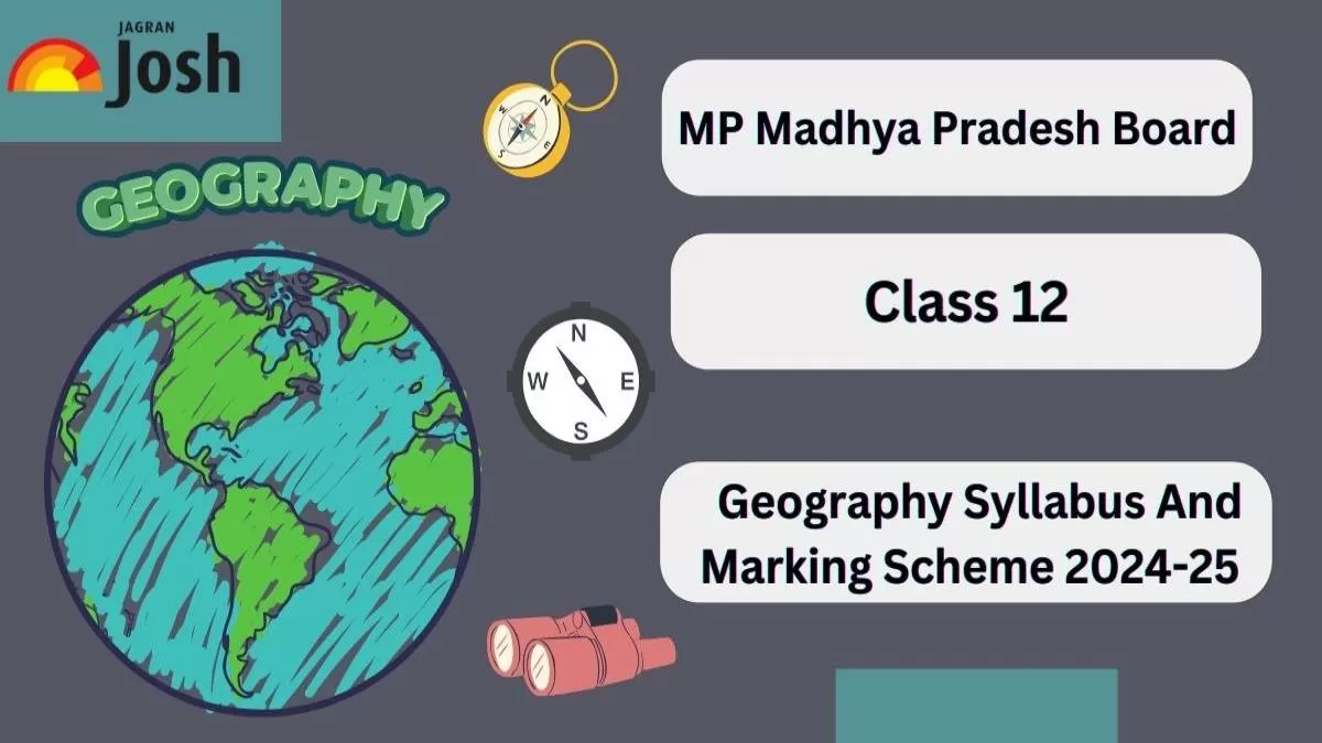 MP Board Class 12 Geography Syllabus And Marking Scheme 2024-25