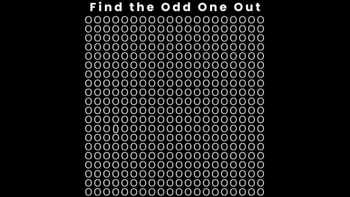 Find the odd one out in 4 seconds