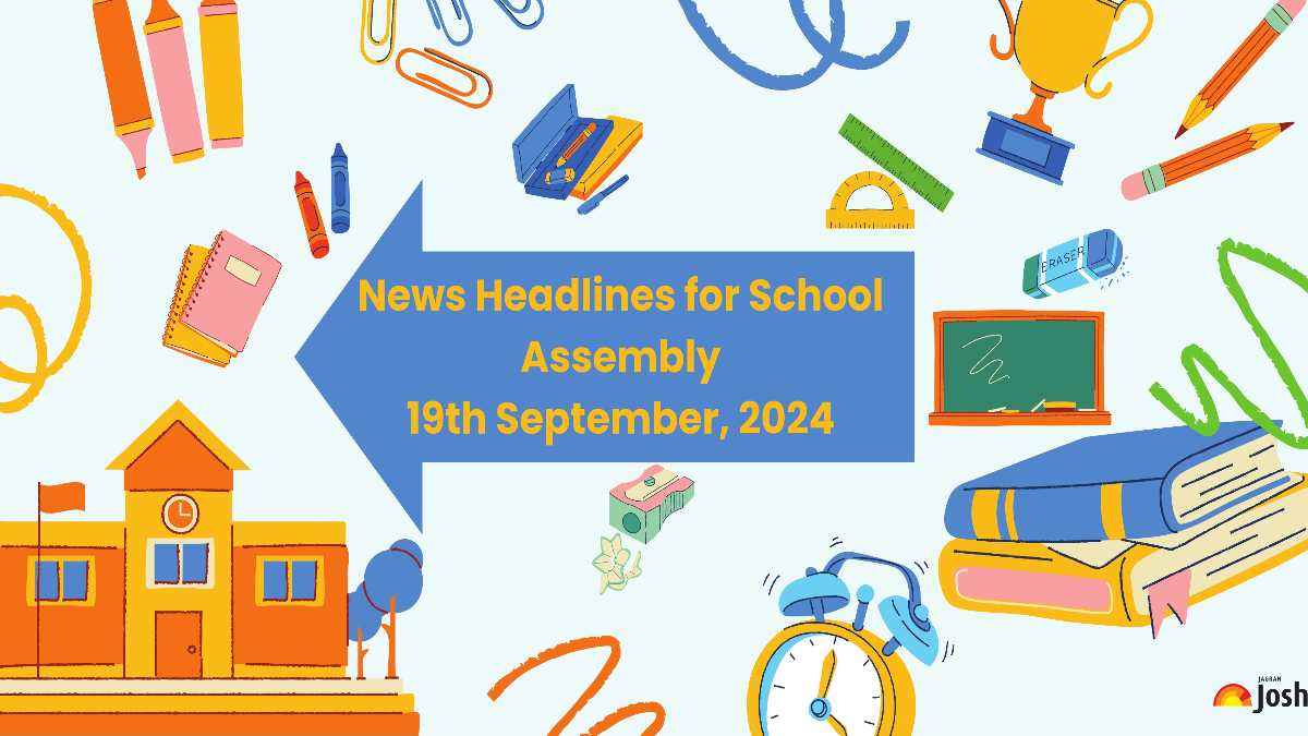 Today’s School Assembly News Headlines (19th September): Atishi to be Delhi’s New CM, LG Proposes Swearing in on Sept 21, One nation, One Election Cleared by Union Cabinet and More