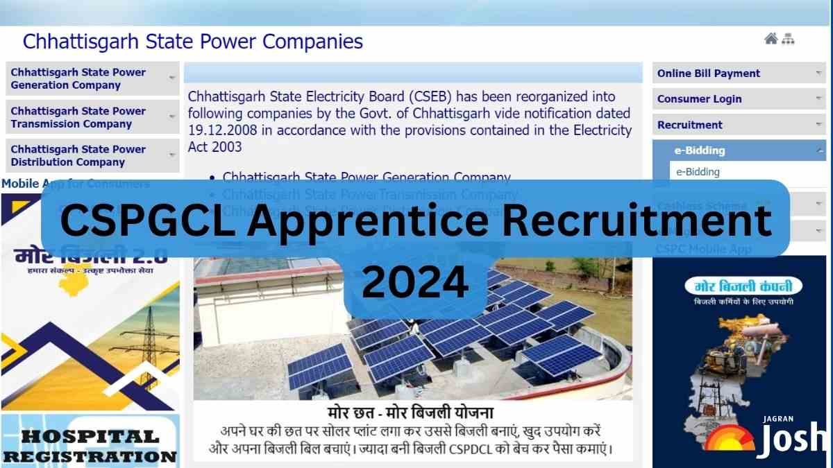CSPGCL Recruitment 2024: Apply for 140 Graduate and Diploma Apprentice Posts, Check Eligibility