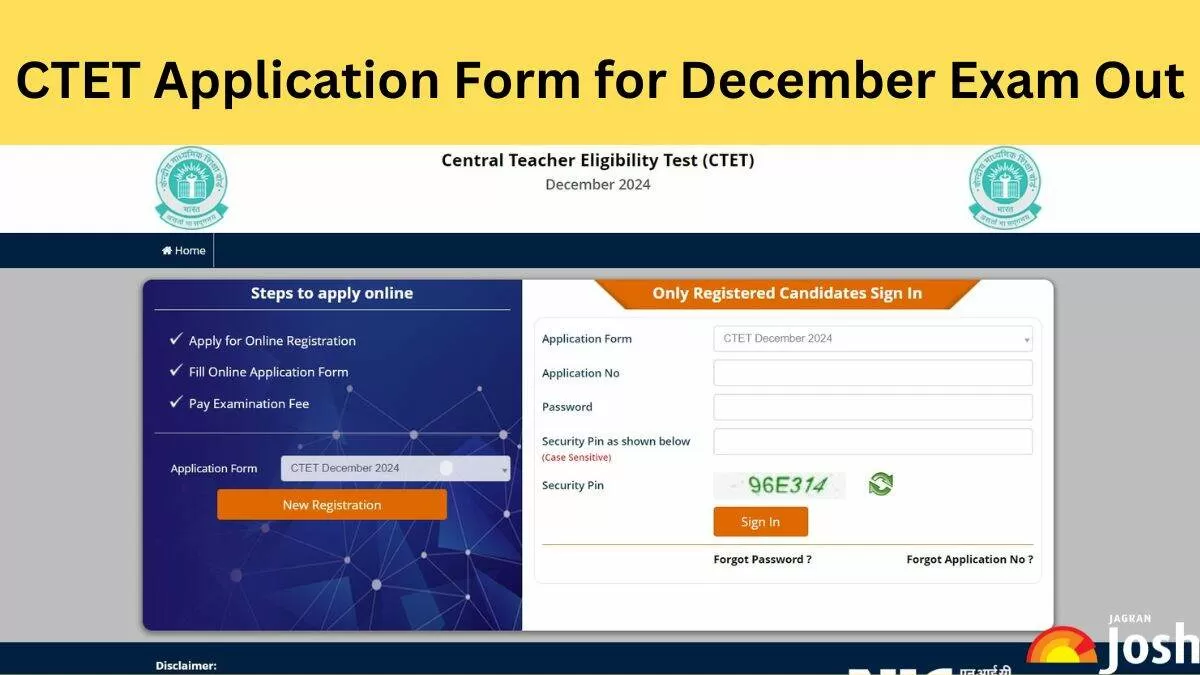 Find the direct CTET December Apply Online 2024 Link here.