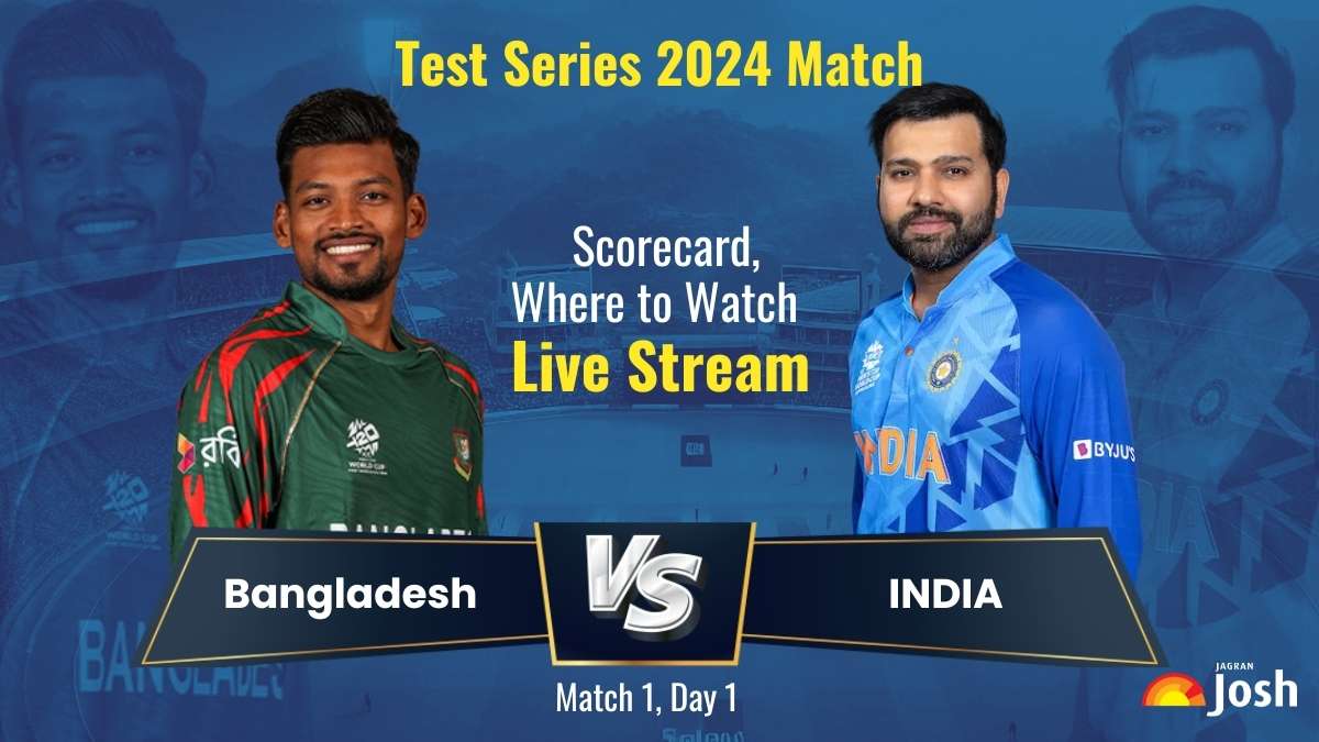 India vs Bangladesh Test Series 2024 Live Score, Streaming, and Updates