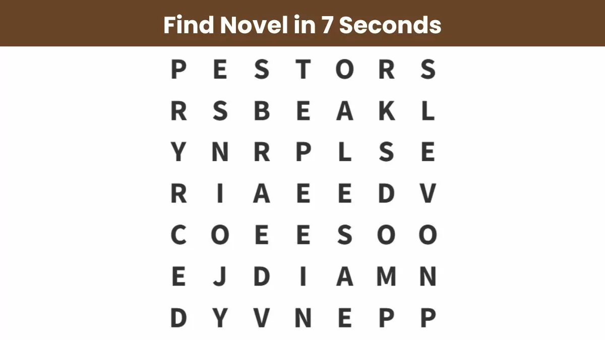 Find novel in 7 seconds