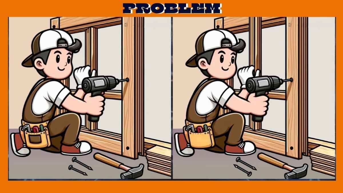 Find 3 Differences in 34 Seconds in These House Construction Pictures