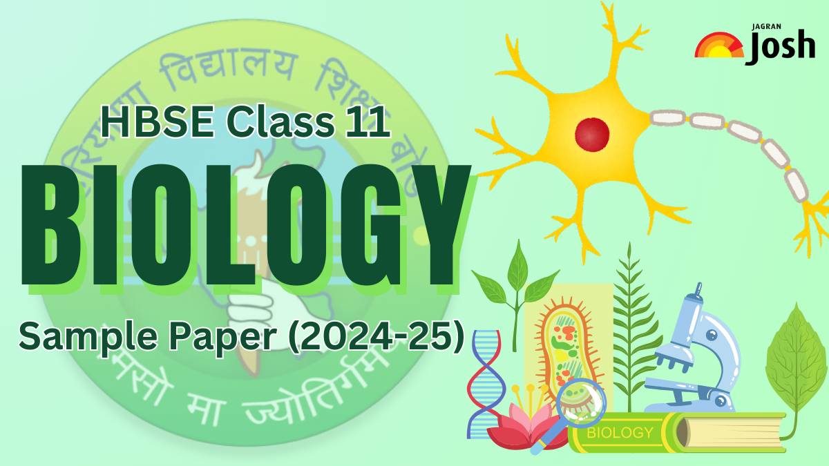 Haryana Board Class 11 Biology Model Paper With Solution 2024-25: Download Free PDF