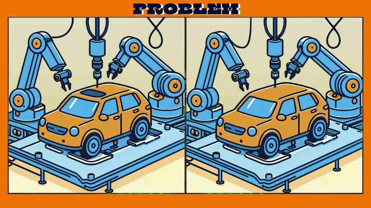Find 3 Differences in 35 Seconds in These Car Manufacturing Pictures