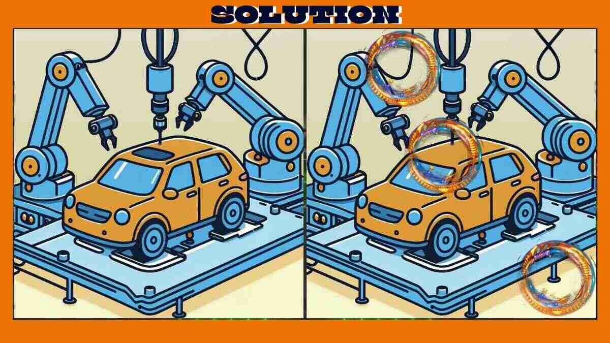 Find 3 Differences in 35 Seconds in These Car Manufacturing Pictures