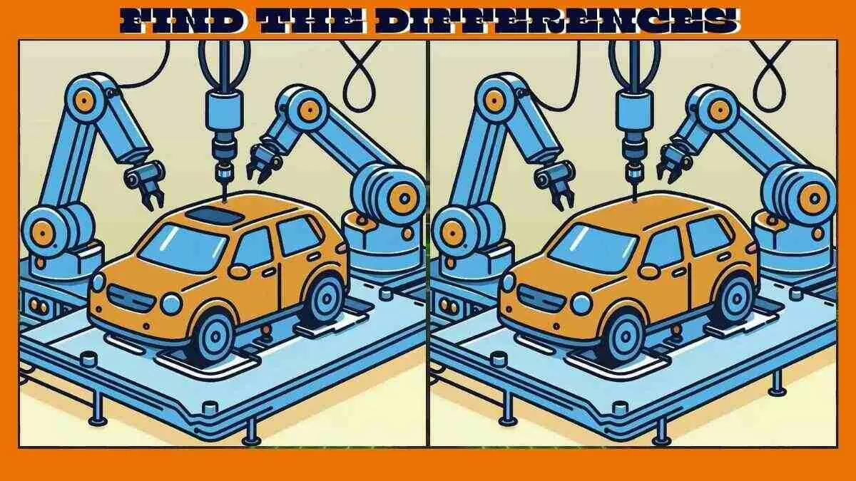 Find 3 Differences in 35 Seconds in These Car Manufacturing Pictures