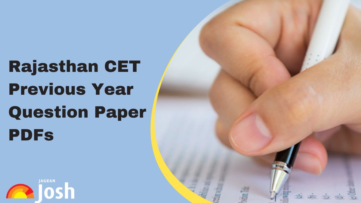 Rajasthan CET Previous Year Question Paper for 12th Level Exam: Download PDF