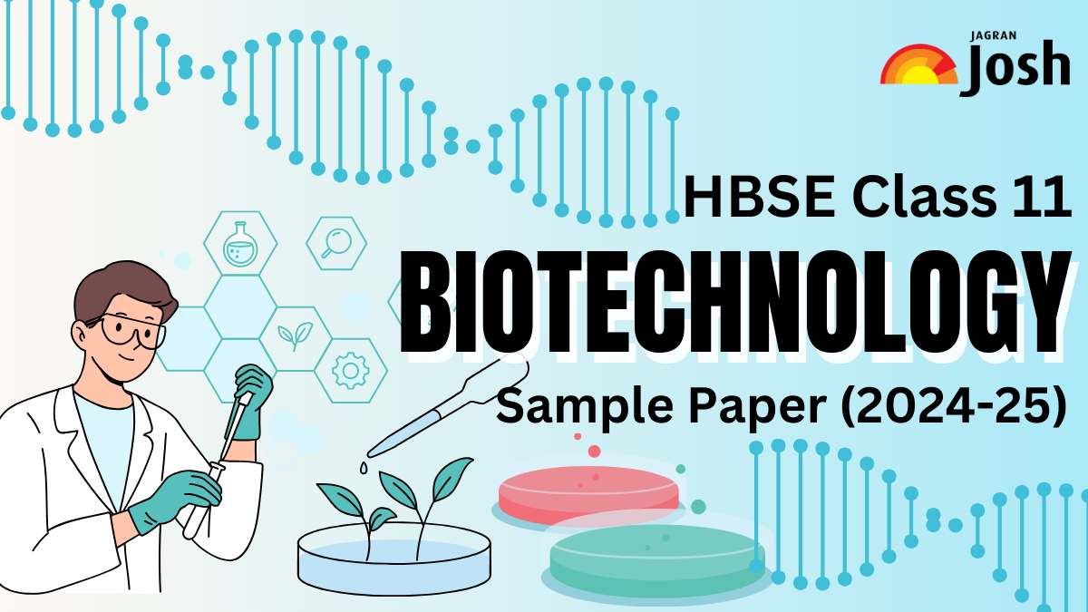 Haryana Board Class 11 Biotechnology Model Paper With Solution 2024-25: Download Free PDF
