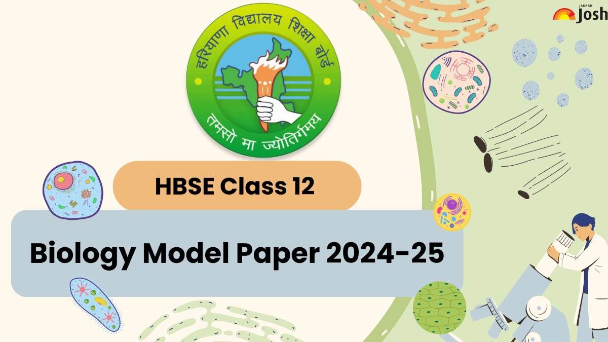 Haryana Board Class 12 Biology Model Paper With Solution 2024-25: Download Free PDF