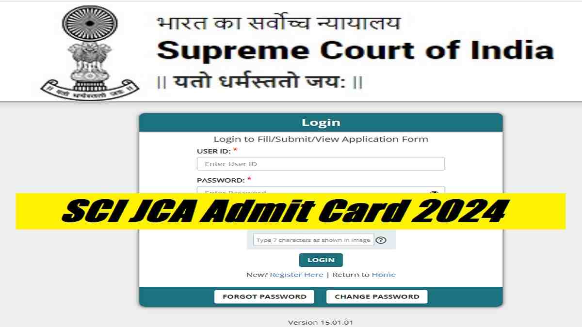 SCI Admit Card 2024 Out at sci.gov.in, Direct Link to Hall Ticket, Check Exam Pattern 