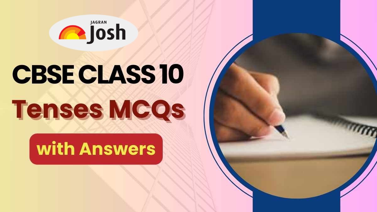 CBSE Class 10 English Grammar Tenses MCQs with Answers 2025-26
