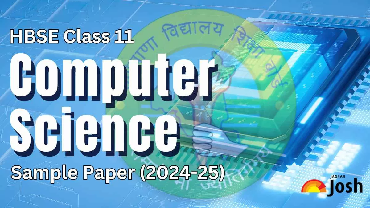 Get here direct link to download Class 11 Computer Science Model paper with Marking scheme for Haryana Board 2024-25.
