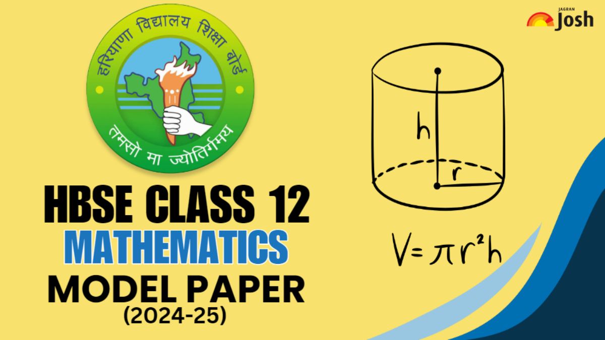 Haryana Board Class 12 Maths Model Paper With Solution 2024-25: Download FREE PDF