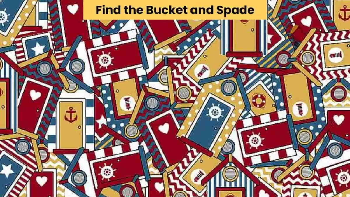 Find the bucket and spade