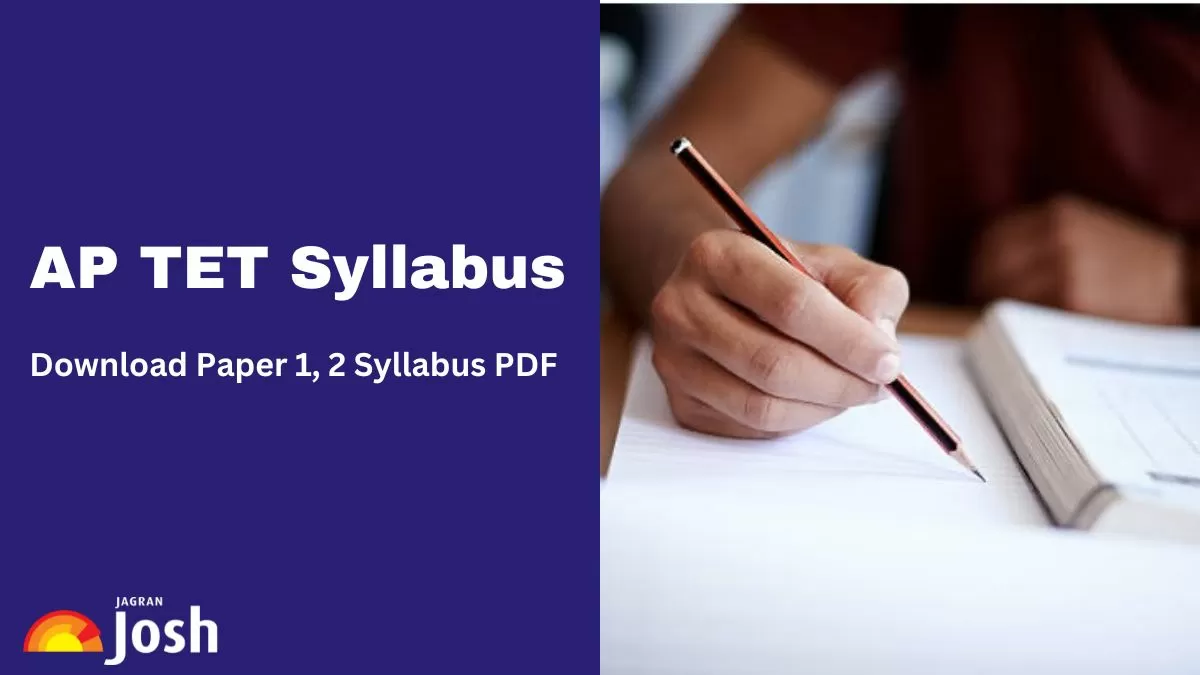 AP TET Syllabus 2024 Paper 1, 2 Syllabus PDF Download