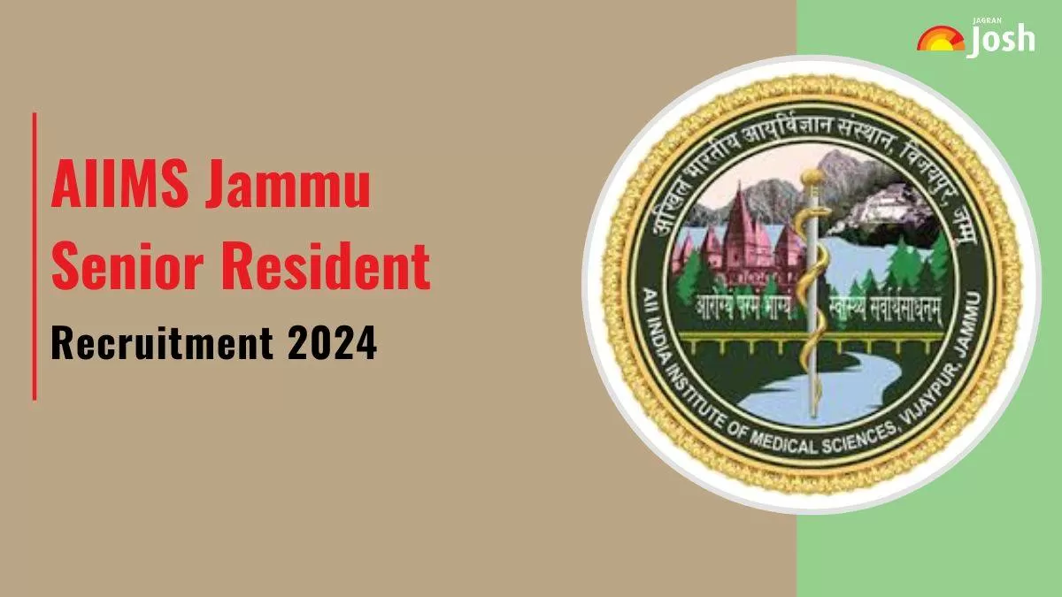 AIIMS Jammu Senior Resident Recruitment 2024