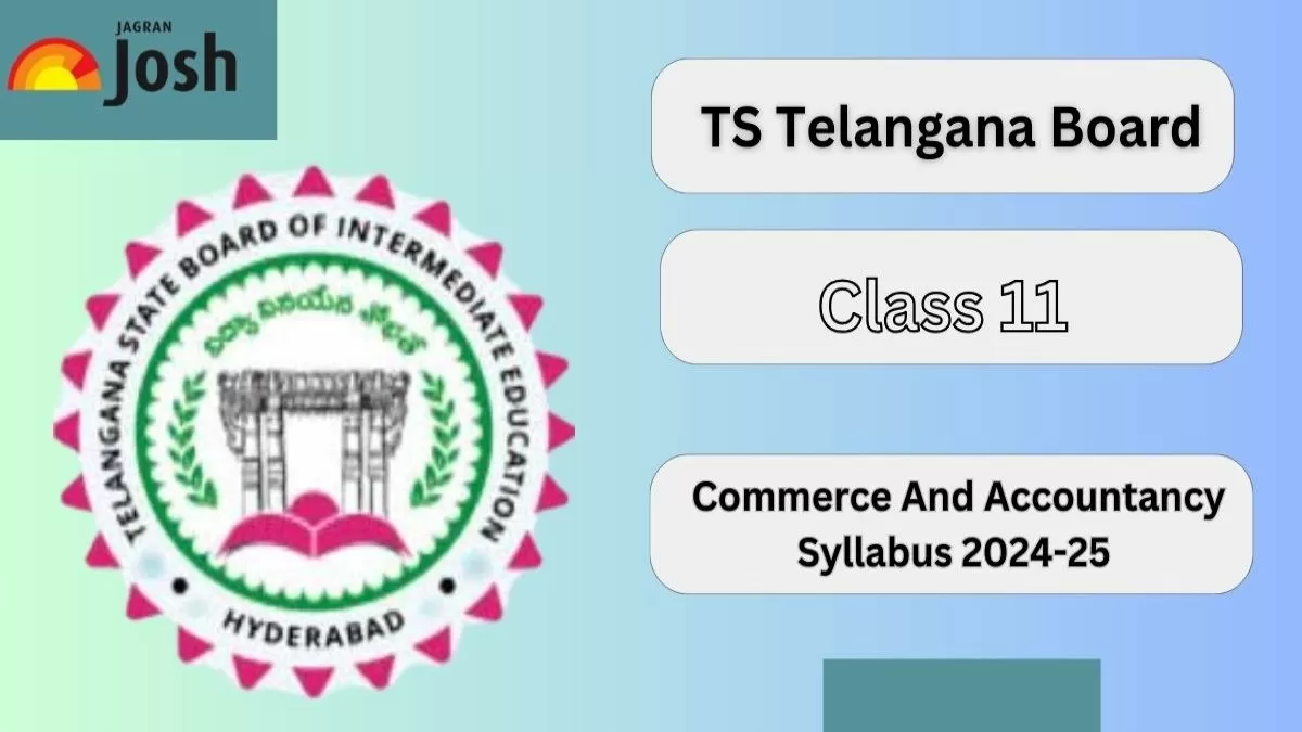 TS 1st Year Commerce And Accountancy Syllabus 2024-25