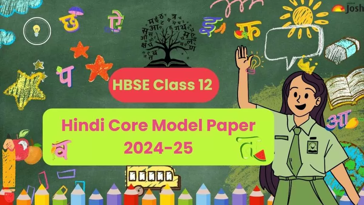 Haryana Board Class 12 Hindi Core Model Paper and Marking Scheme 2024-25
