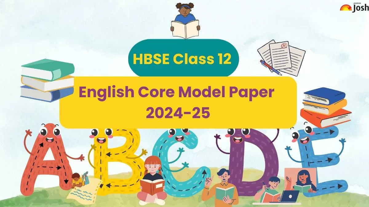 HBSE Class 12 English Core Model Paper and Marking Scheme 2024-25.