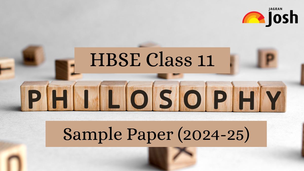 Haryana Board Class 11 Philosophy Model Paper With Solution 2024-25: Download Free PDF