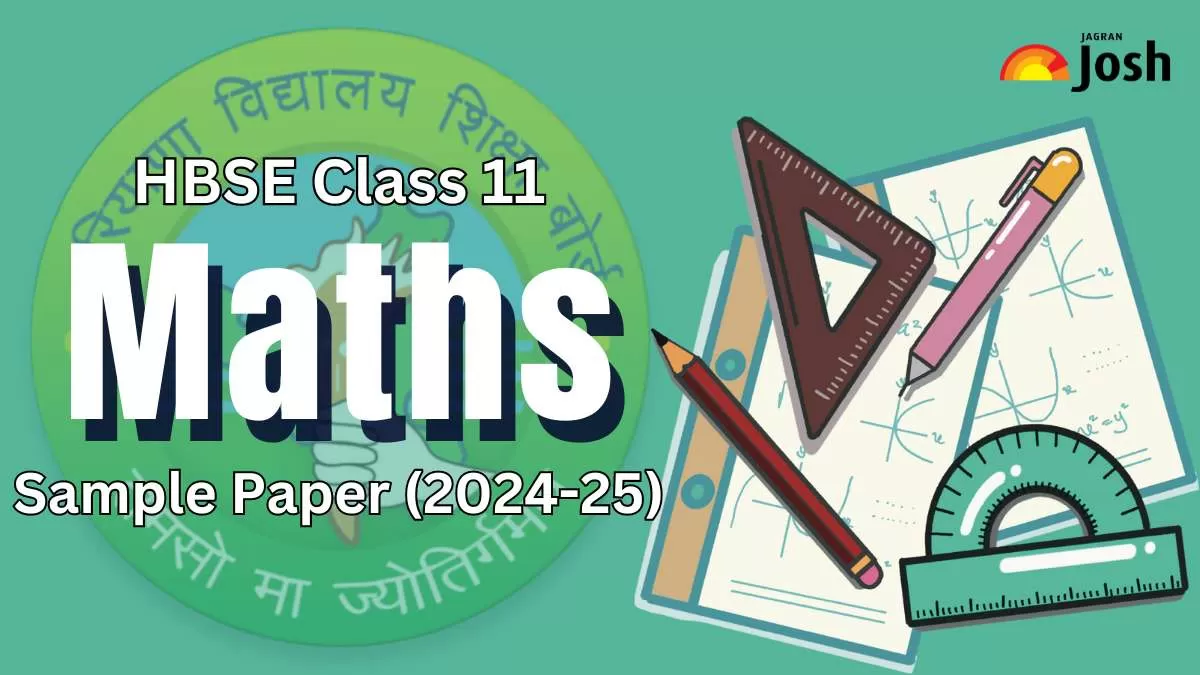 Get here direct link to download Class 11 Mathematics Model paper with Marking scheme for Haryana Board 2024-25.