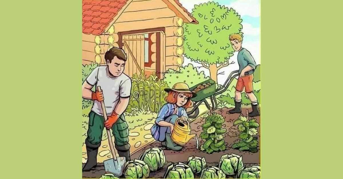 Picture Puzzle IQ Test: Do You Have a High IQ? Spot 3 Hidden Words in 9 Seconds and Prove Your IQ is Above 135!