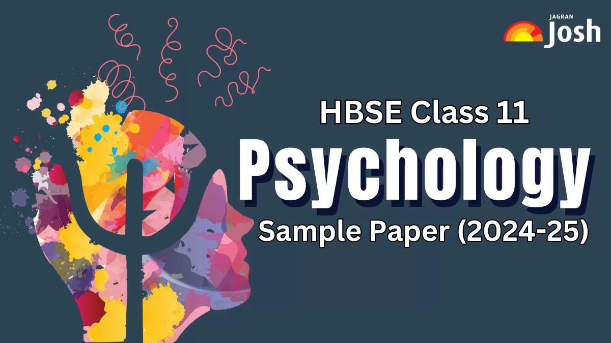 Get here direct link to download Class 11 Psychology Model paper with Marking scheme for Haryana Board 2024-25.