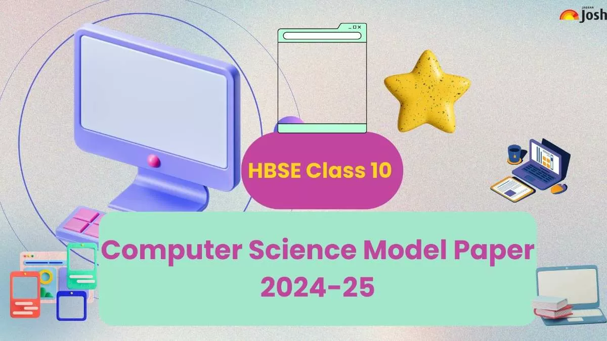 HBSE Class 10 Computer Science Model Paper and Marking Scheme.