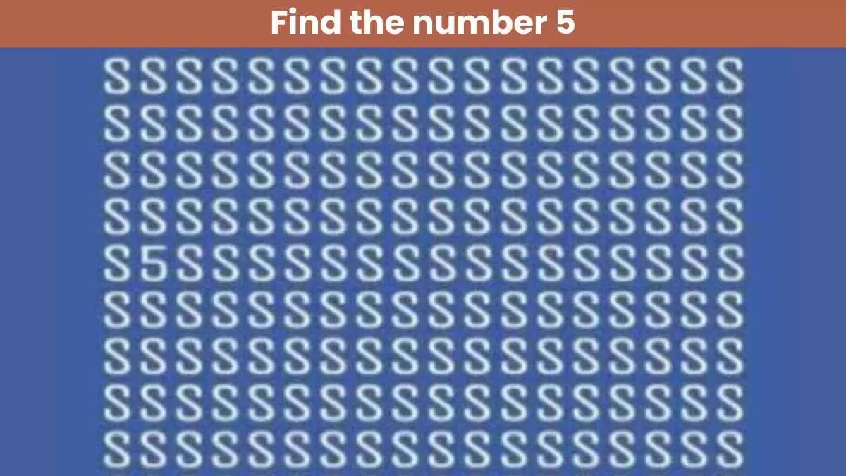 Find the number 5