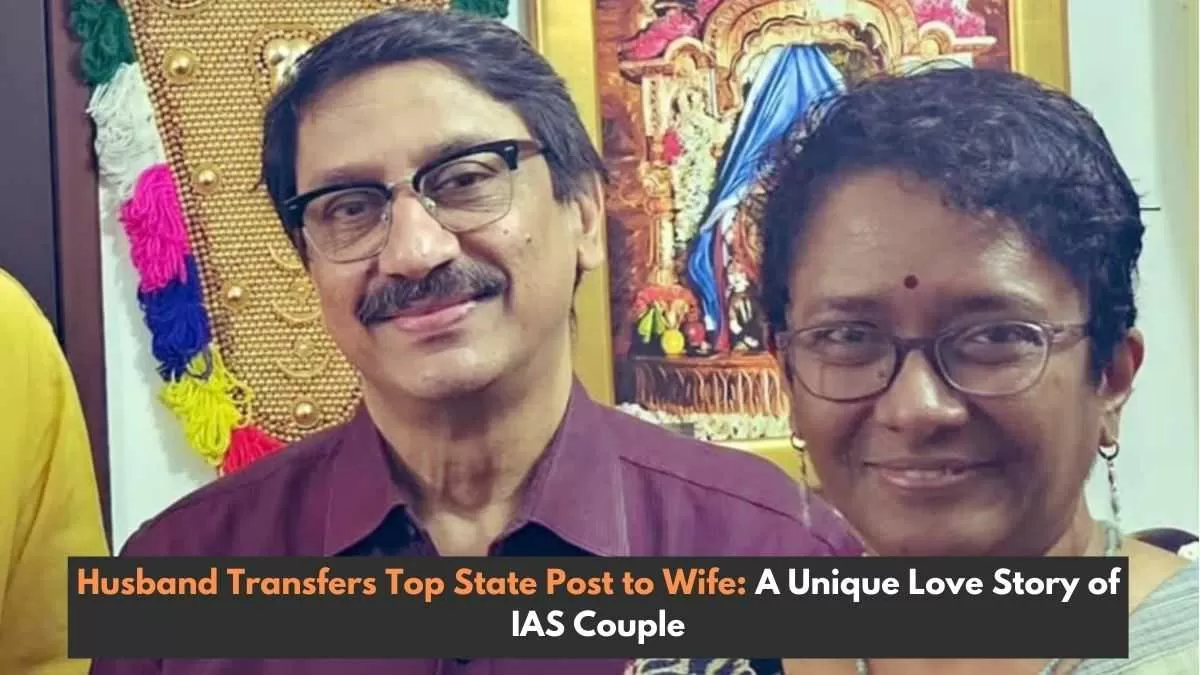 For the first time in Kerala's history, a husband and wife have succeeded each other in the same role.