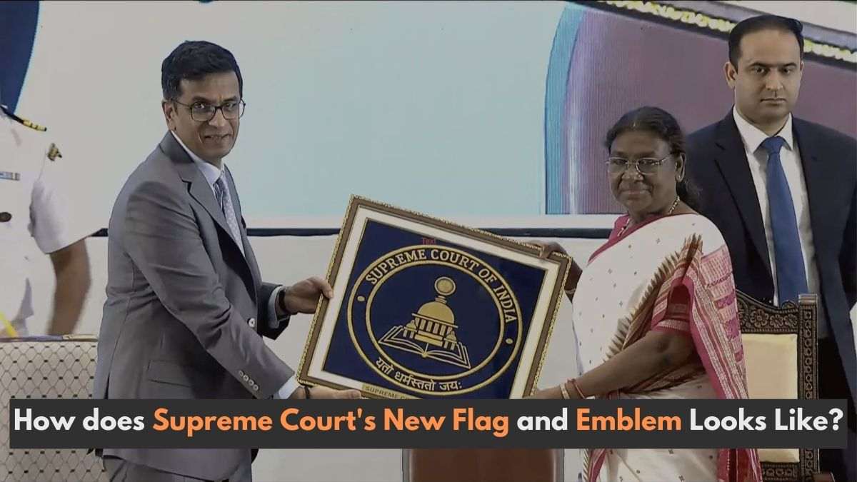 How does Supreme Court's New Flag and Emblem Looks Like? Check it Out Here