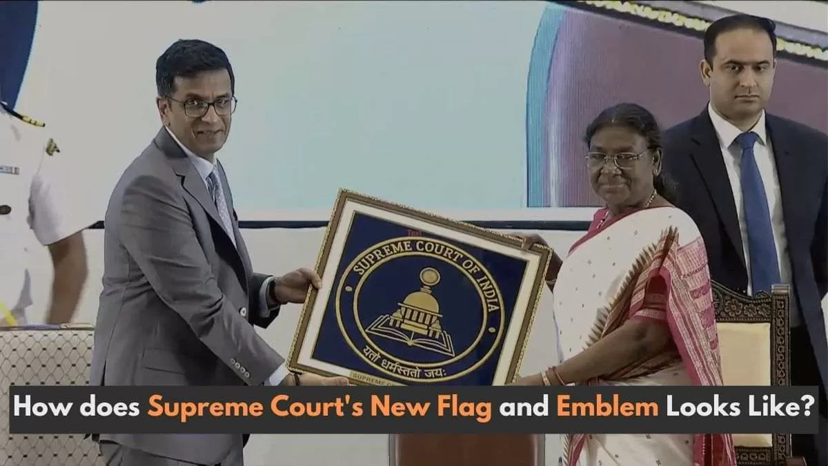 Conceptualized and developed by NIFT Delhi, the Supreme Court's new flag and insignia are symbols of democracy and justice.