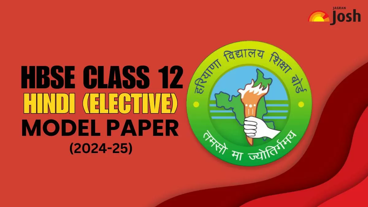 Get here direct link to download Class 12 Hindi Model paper with Marking scheme for Haryana Board 2024-25.