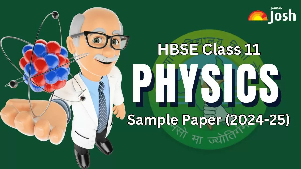 Get here direct link to download Class 11 Physics Model paper with Marking scheme for Haryana Board 2024-25.