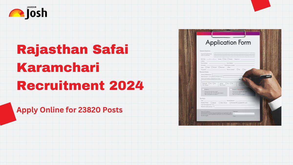 Rajasthan Safai Karamchari Bharti 2024 Out for 23820 Posts at lsg.urban.rajasthan.gov.in, Check Direct Link Here