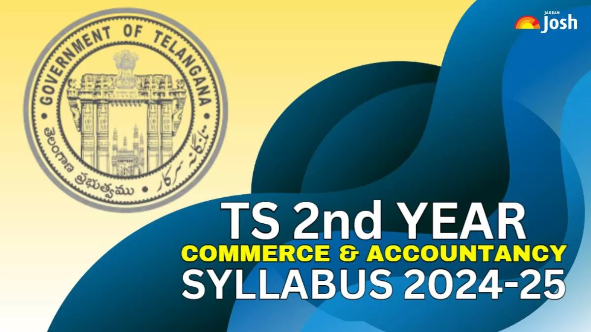 TS board Telangana 2nd year Commerce and Accountancy syllabus 2024-25 class 12th